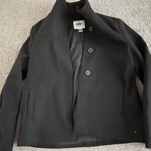 Old Navy Women’s Classic Black Pea Coat
